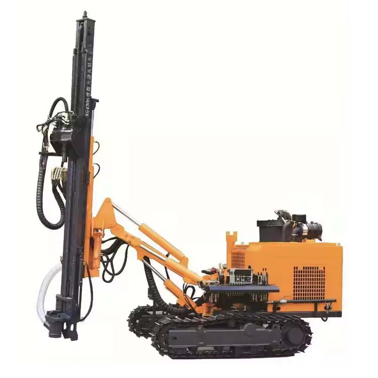 voladura agujero de tierra cantera roca DTH máquina minera kaishan KG430