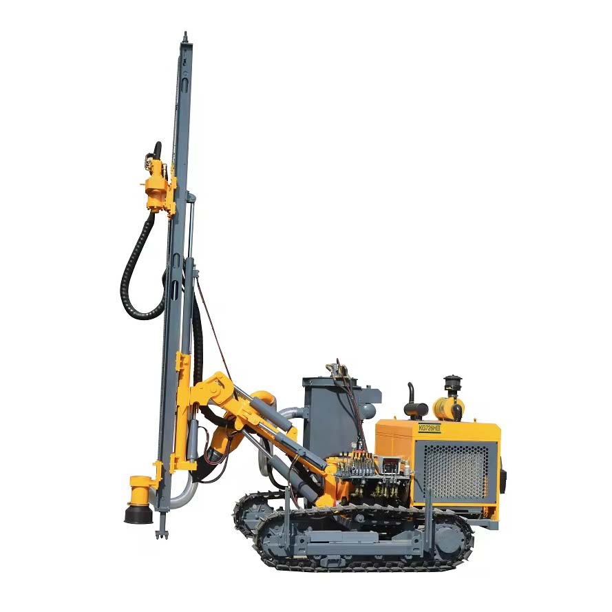 Máquina perforadora profunda sobre orugas con motor diesel KG726III